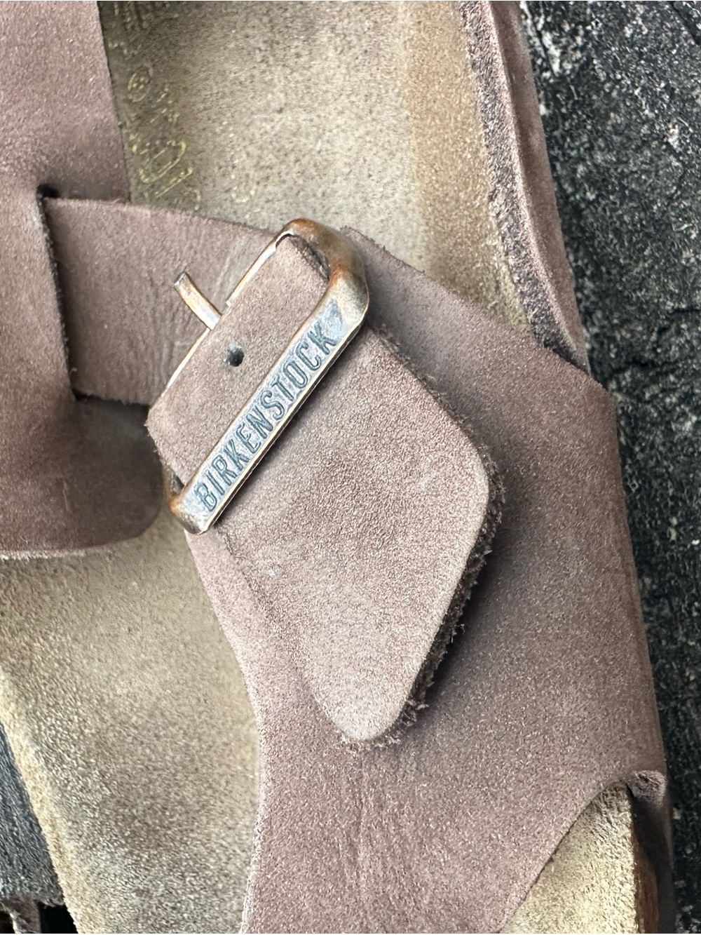 Birkenstock Bonn Slingback Suede Clogs in Taupe Brown size 41, women's 10 - Picture 8 of 10